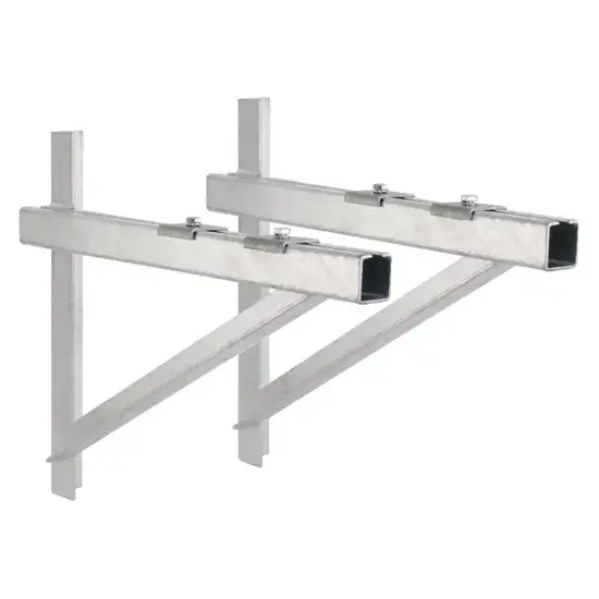 Beugelset voor afzuiging